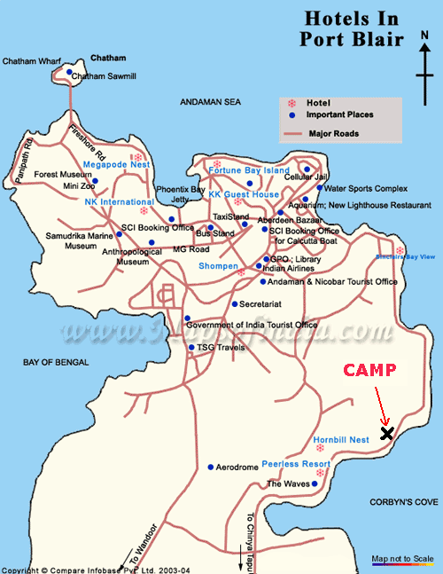 Port Blair Map